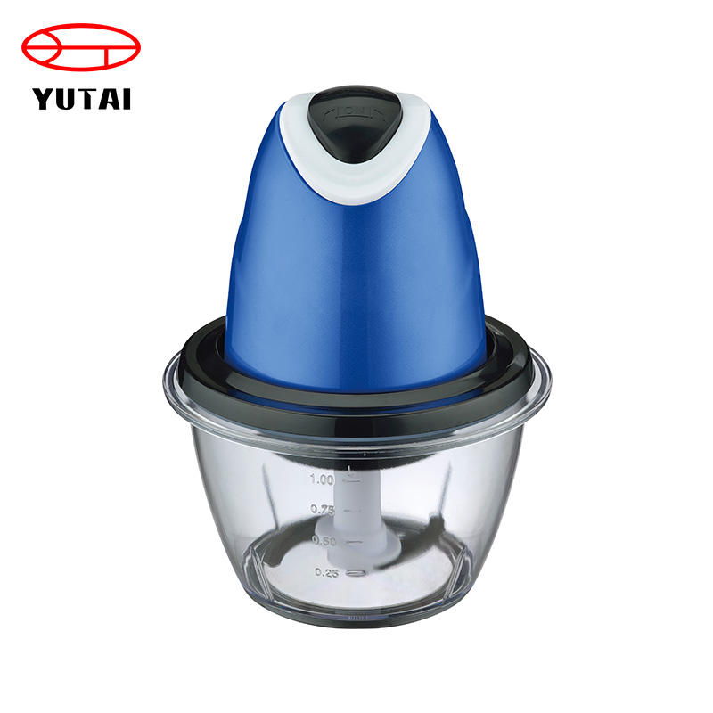 Многофункциональный электрический кухонный комбайн с двойным лезвием из нержавеющей стали, измельчитель овощей