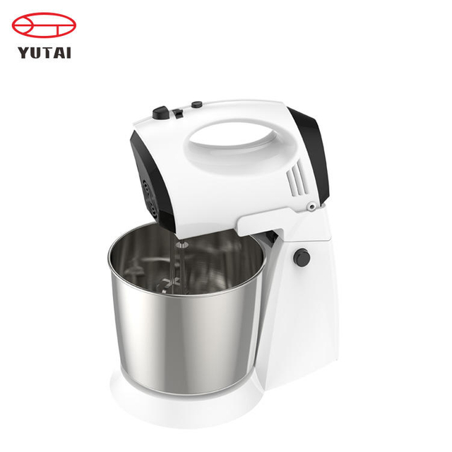 Современная кухонная машина для приготовления еды, ручной миксер с чашей из нержавеющей стали